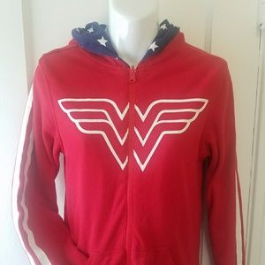 Reversible DC Wonder Woman hoodie jacket M